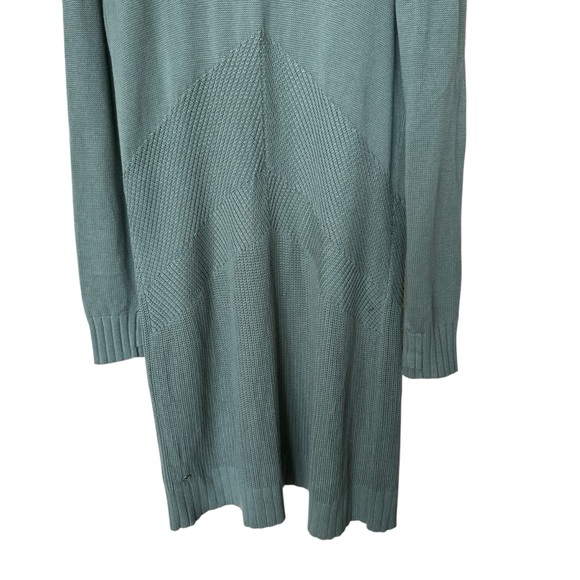 Lululemon Women's XL Sincerely Yours Green Wrap Sweater Long Sleeve Casual Knit - Picture 9 of 11